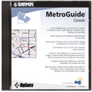 Garmin MapSource MetroGuide Canada