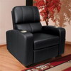 BELL'O HTS100BK Double-Arm Leather Recliner - Black