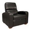 BELL'O HTS100BK Double-Arm Leather Recliner - Brown