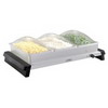 BROIL KING NBS-3SLP Professional Family Size Buffet Server W / Stainless Base & Plastic Lids