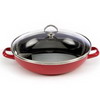 CHANTAL 25-300ENS Party Pan w/Lid 3 1/4 qt - BLUE (Shown in Red)