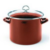 CHANTAL 33-240S Stockpot w/ Lid 9qt - RED