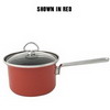 CHANTAL 35-162S Saucepan w/ Lid 2qt - BLUE (Shown in Red)