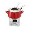 CHANTAL 50-18ENS/BP3 Classic Fondue Set - Red