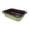 CHANTAL 60-43 Wave Rectangular Roasting Pan - WHITE (Shown in Green)