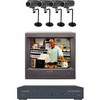 Clover BUN-10515 14 Inch Color Quad Observation System with 4-Channel DVR