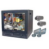 Clover C-1704DVR 17 Inch Color Observation System with 4 Cameras and IP DVR