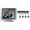 Clover TFT1904Q 19 Inch TFT LCD 4-Channel Quad-Observation System with 4 Cameras