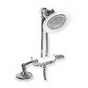 CONAIR DPC1008 Combination Wall Mount Hand Held Shower Head - White Porcelain