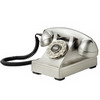 Crosley CR60-BC 302 Nostalgia Desk Phone (Brushed Chrome)