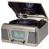 Crosley CR711BC Nostalgia Autorama Turntable/AM/FM Mini System (Brushed Chrome)