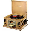 Crosley CR79-OA Entertainer Plus Recorder Nostalgia Stereo System (Oak)