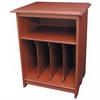 Crosley ST47-PA Corydon Handcrafted Wood Entertainment Stand (Paprika)