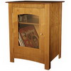 Crosley ST75-OA Williamsburg Entertainment Center Cabinet (Oak)