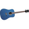 DEAN AK48TBL Dreadnought Tran. Blue Acoustic Guitar