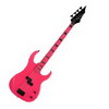 DEAN Custom Zone 4-String Bass Guitar - Florescent Pink