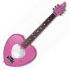 DAISY ROCK Heartbreaker Short-Scale Electric Guitar - Pink Heart