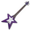 DAISY ROCK Star Style Bass Guitar - Cosmic Purple