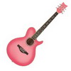 DAISY ROCK Wildwood Short Scale Acoustic Guitar - Pink Burst