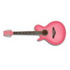 DAISY ROCK Wildwood Left Handed Acoustic Guitar- Pink Burst