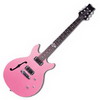 DAISY ROCK Stardust Retro-H Hollowbody Electric Guitar - Metallic Pink