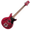 DAISY ROCK Stardust Series Retro-H De-Luxe Electric Guitar - Ruby Sparkle