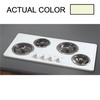 Frigidaire FEC36C2A 36-inch Coil Electric Cooktop - Bisque on Bisque (Shown in White)