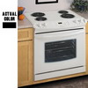 FRIGIDAIRE FED355E 30-inch Drop-in Electric Range - Black on Black (Shown in White)