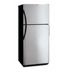 FRIGIDAIRE GLHT217H 20.5 Cu. Ft. Top Freezer Refrigerator - Stainless Steel & Black - REVERSE DOOR