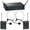 Gemini UF2064H Dual Channel Wireless PLL System With 2 Headset Mics