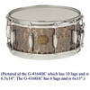 Gretsch G4168HC 6x13 Metal Snare Drum