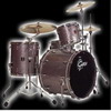 GRETSCH RN-M024-SL Shell Pack Maple Drum Kit - Slate Silver Sparkle Finish