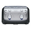 KRUPS FEM4B 4 Slice Toaster Black & Metal