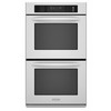 KitchenAid KEBS208SWH - Double Wall Oven - White