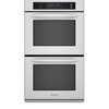 KitchenAid KEBS277SWH - Double Electric Wall oven- White