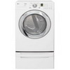 LG DLE3733 7.3 cu. ft. XL Capacity Front Control Electric Dryer - White