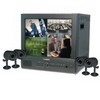 Lorex SG17F6584 17 Inch Color Flat Screen CRT Dual Quad Surveillance System with 4 Night Vision Cameras (Internet Ready)