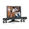 Lorex SG17L7584 17 Inch Color LCD Dual Quad Surveillance System with 4 Color Night Vision Cameras (Internet Ready)