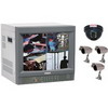 Mace F05144Q1 14 Inch Color Quad Security System with 4 Cameras