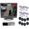 Mace MSP-D191600NT 19 Inch Color LCD 16-Channel Observation System with 250GB HD DVR and 16 Cameras