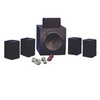 Mustang MS-5.1BK 5.1 Channel Compact Speaker Package (Black)