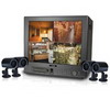 Lorex SG21FD3044-161 21 Inch Flat Screen CRT Security Monitor w/ DVR & 4 Night Vision Cameras