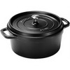 Staub 4-qt. Round French Oven: Matte Black