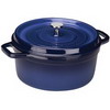 STAUB 11026-76 La Cocotte 5 Quart Round French Oven (Blue)