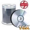 Taiyo Yuden 4.7GB 16X Silver Inkjet Hub Printable DVD-R Media (600 Discs) (6 x 100)