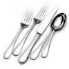 WALLACE W1796550 Medallian 65-Piece Stainless-Steel Flatware Set with Bonus Chest Service for 12